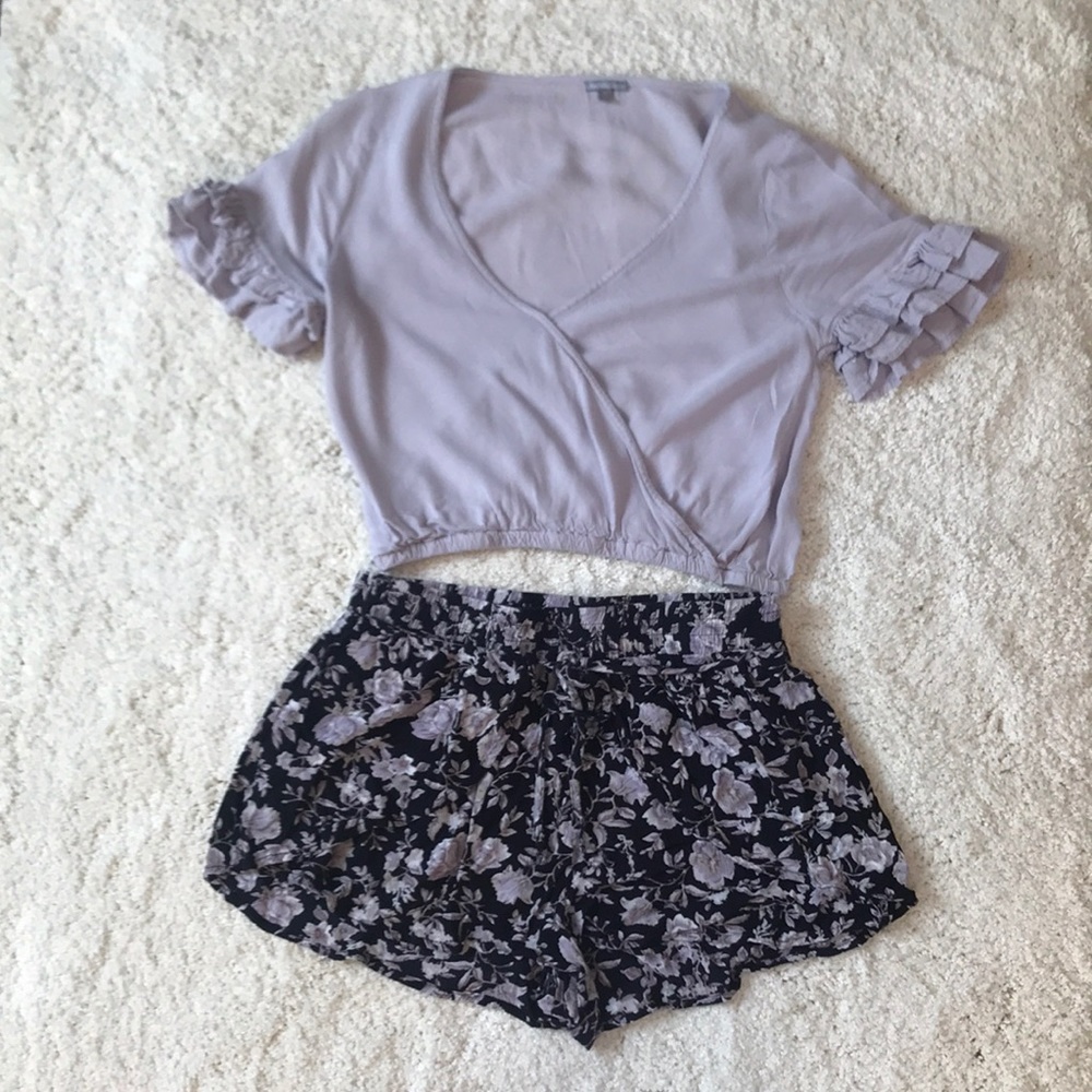 Charlotte Russe shorts and top
